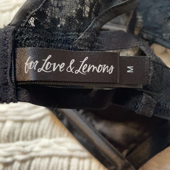 For Love & Lemons Delicate Underwire Bra Size M - Picture 10 of 12